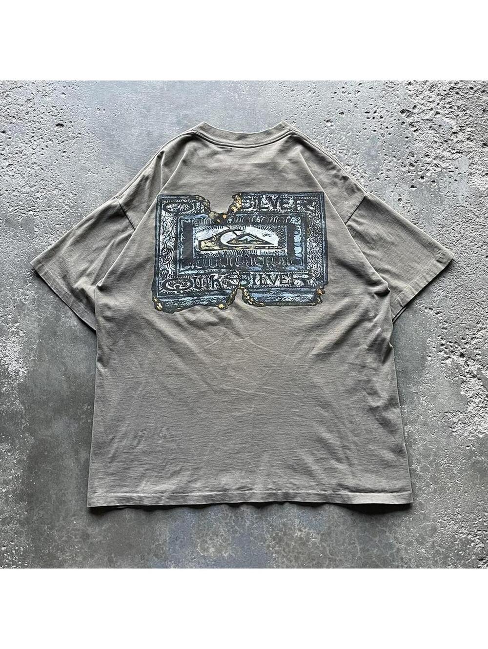 Extremely Rare Vintage 90s Quiksilver single stitch surf tee grail c